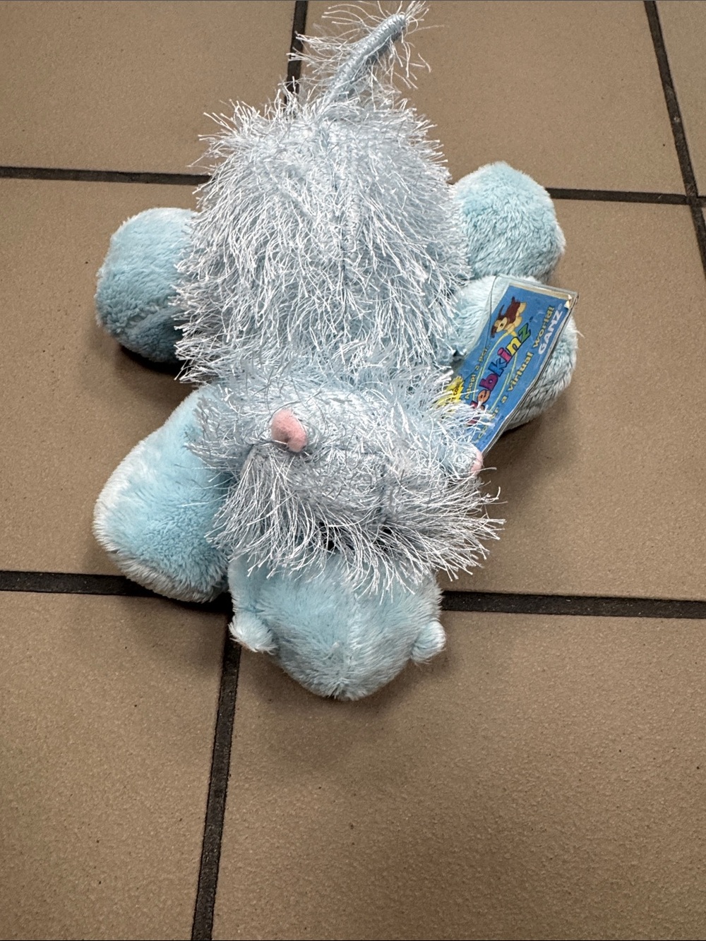 Soft Blue Plush Hippo Stuffed Animal - Cuddly Kids Toy